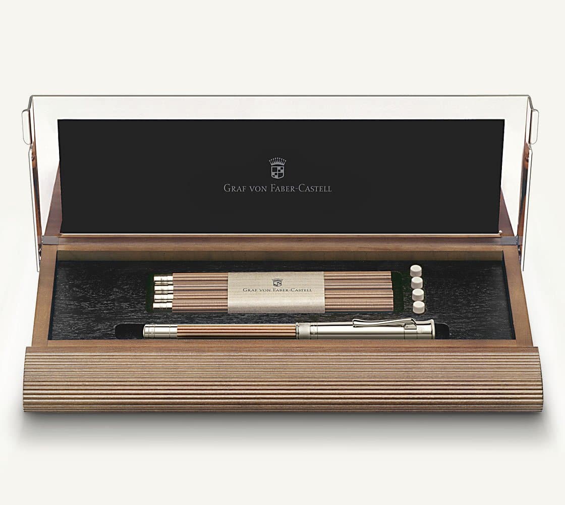 Desk set with Platinium-Plated Perfect Pencil - Blesket Canada