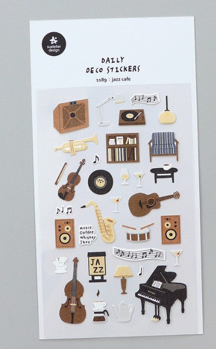 Suatelier Design Stickers – Jazz Cafe - Blesket Canada