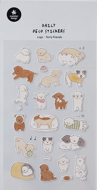 Suatelier Design Stickers – Furry Friends - Blesket Canada