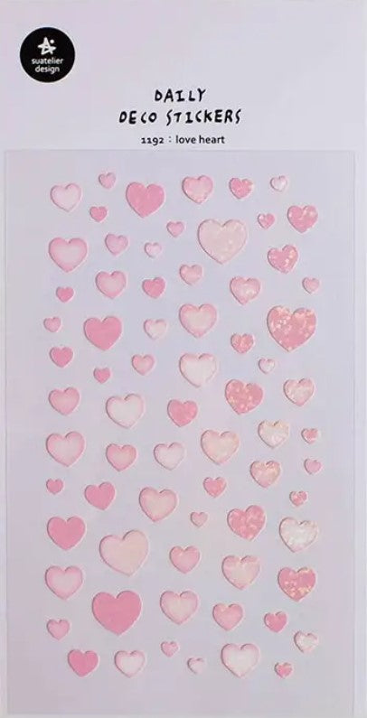 Suatelier Design Stickers – Love Heart- Blesket Canada
