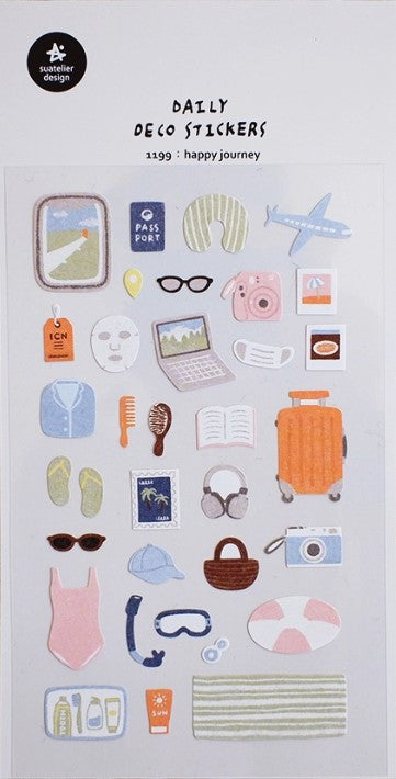 Suatelier Design Stickers – Happy Journey - Blesket Canada
