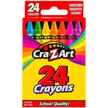 Cra-Z-Art Crayons, 24 Pieces - Blesket Canada