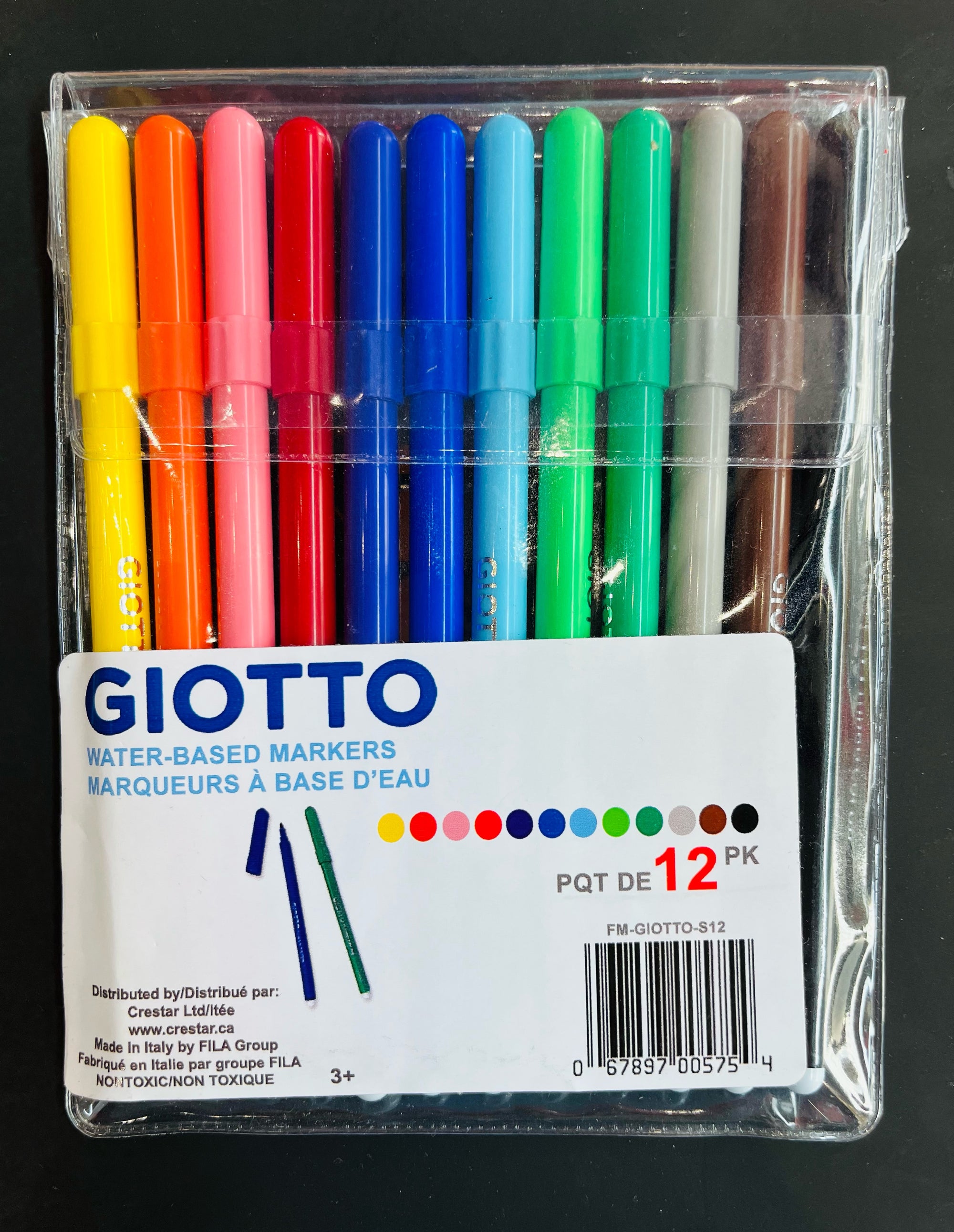 GIOTTO Water-Based Markers(Set of 12) - Blesket Canada
