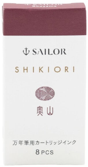 Sailor Shikiori Ink Cartridge for Fountain Pen (8 Pcs) - Okuyama - Blesket Canada