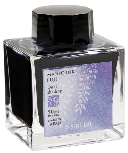 Sailor Manyo Bottled Fountain Pen Ink 50ML - FUJI - Blesket Canada