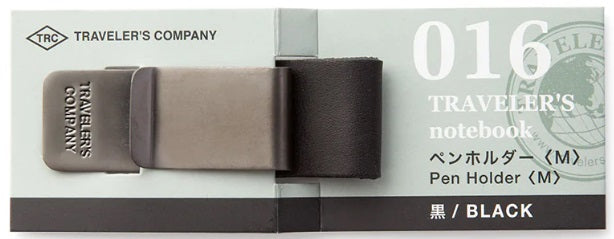 TRAVELER'S Notebook Refill 016 Pen Holder Black - M - Blesket Canada