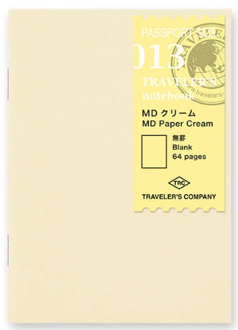 TRAVELER'S Notebook 013 MD Paper Cream - Passport Size - Blesket Canada