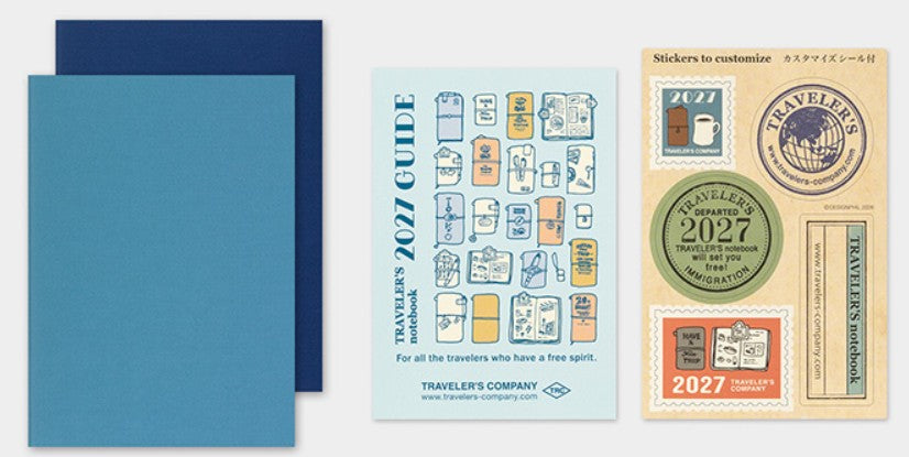 TRAVELER'S Notebook 2027 Weekly Diary Refill – Passport Size - Blesket Canada