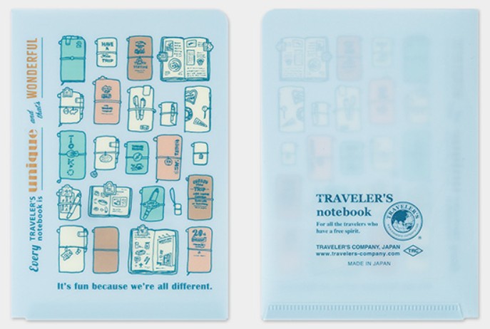 TRAVELER'S Notebook 2027 Clear Folder – Passport Size - Blesket Canada