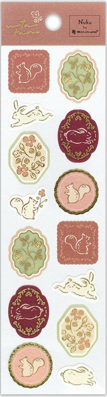 Nuku Decoration Seal Stickers – Utatane Series - Blesket Canada