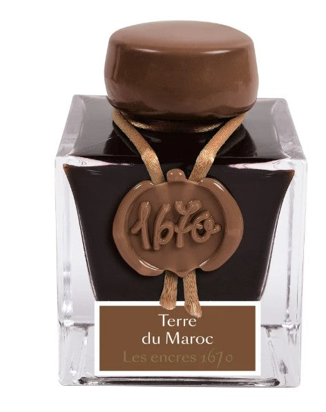 J. Herbin 1670 Collection 50ml Ink Bottle - Terre du Maroc (Moroccan Soil) - Blesket Canada