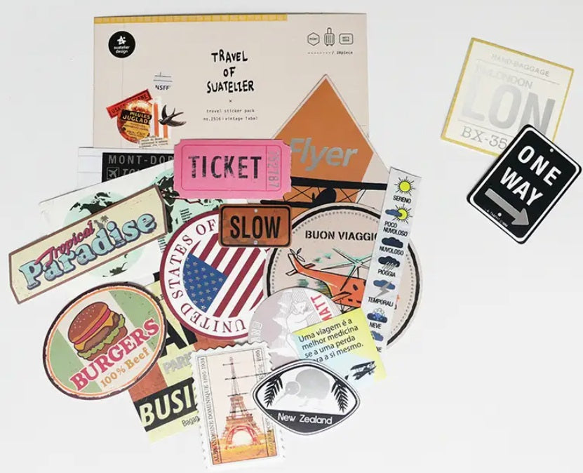 Suatelier Design Stickers – Vintage Label - Blesket Canada