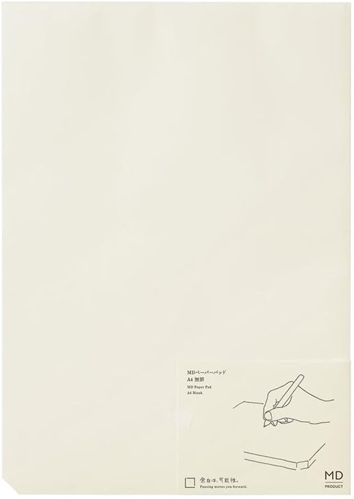 Midori MD Paper Pad - A4 Blank - Blesket Canada