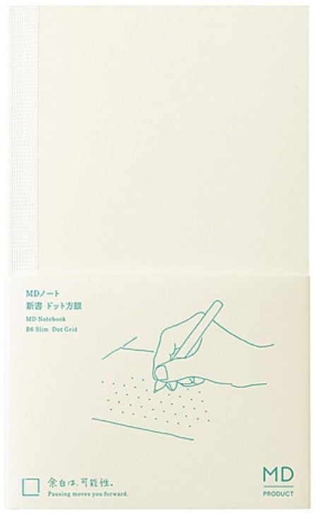 Midori MD Notebook Slim B6 - Dot Grid - Blesket Canada