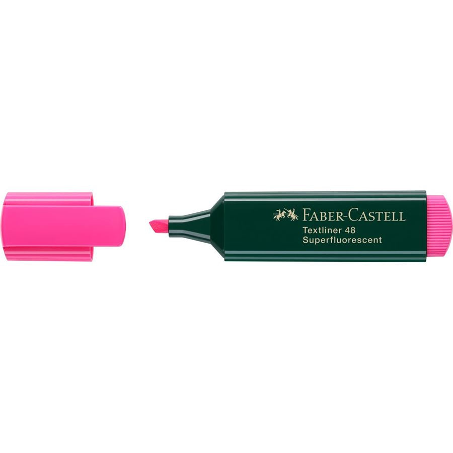 Faber Castell Textliner 1548 Superfluorescent Pink - Blesket Canada
