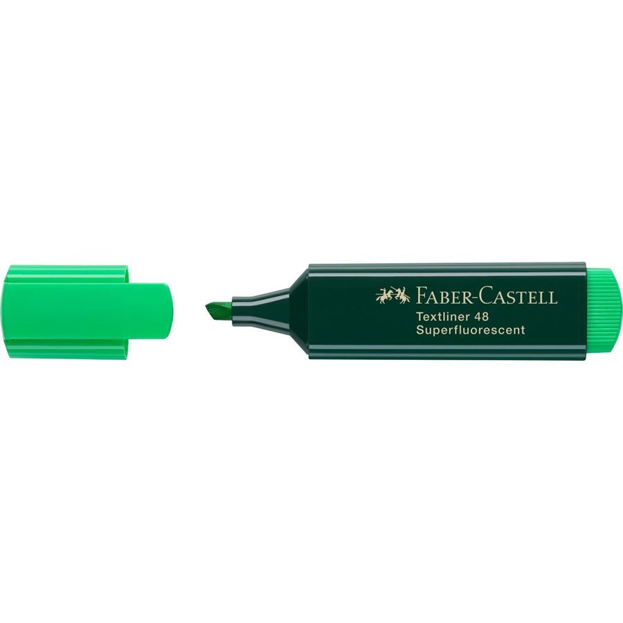 Faber Castell Textliner 1548 Superfluorescent Green - Blesket Canada