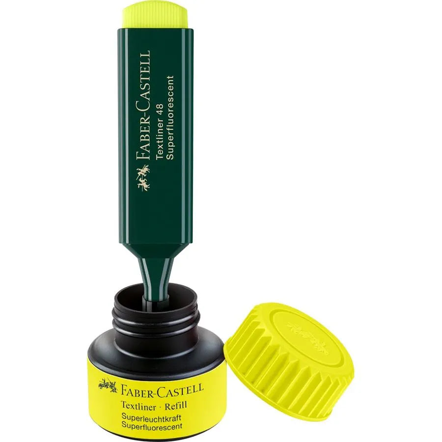 Faber Castell Textliner 1549  Refill System, Yellow - Blesket Canada