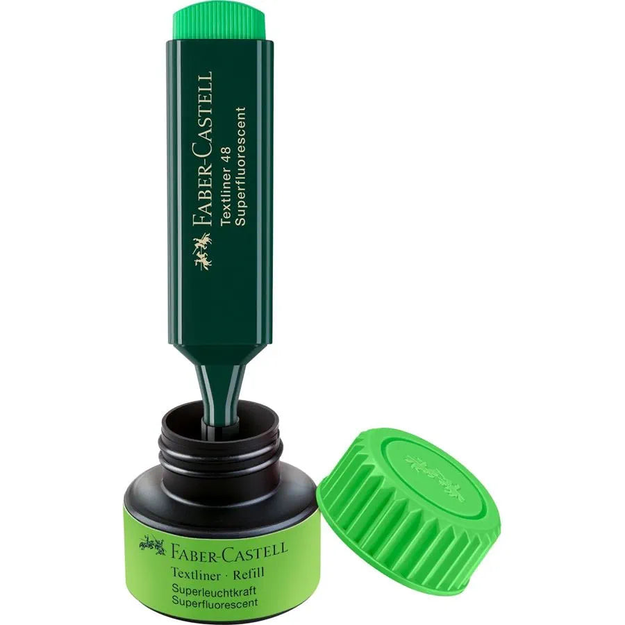 Faber Castell Textliner 1549 Refill System, Green - Blesket Canada