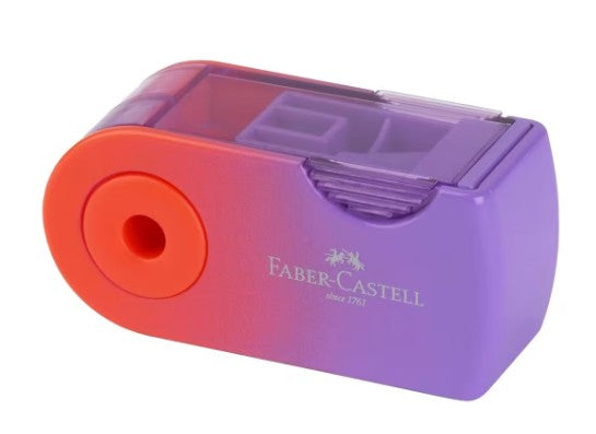 Faber-Castell Sleeve Mini Single-Hole Sharpener – Assorted Colours - Blesket Canada