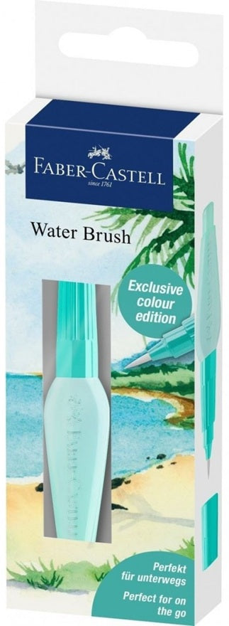 Faber-Castell Tropical Escape Water Brush – Turquoise Medium - Blesket Canada