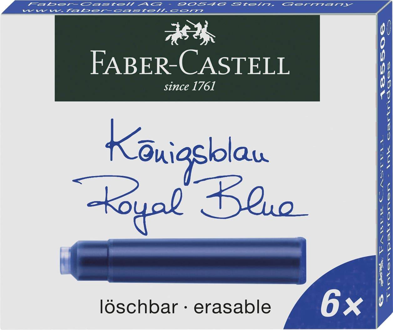 Faber Castell Ink Cartridge Box of 6 - Blesket Canada
