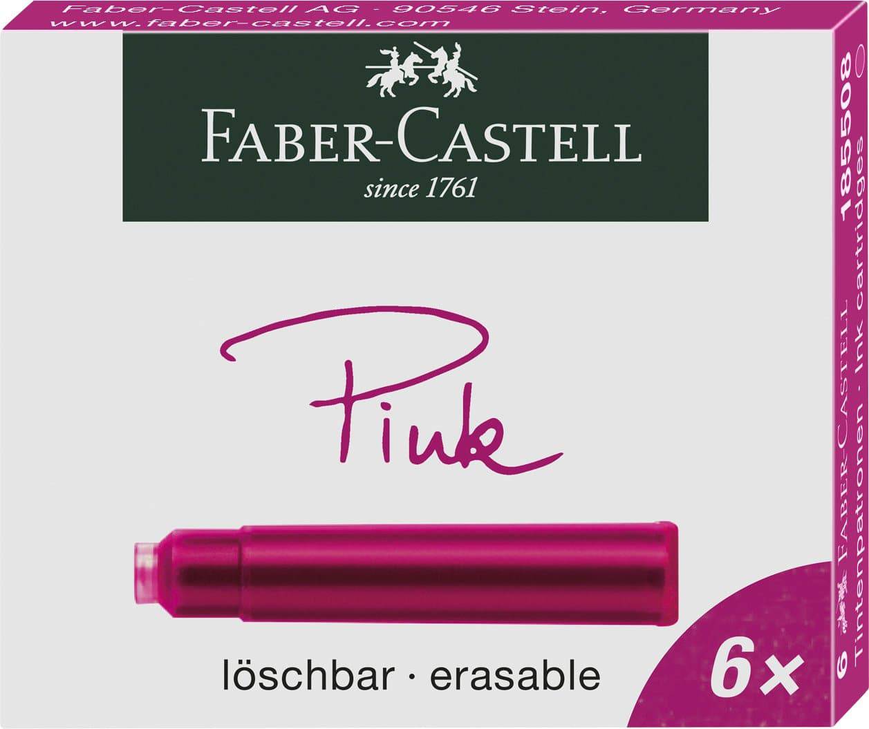 Faber Castell Ink Cartridge Box of 6 - Blesket Canada