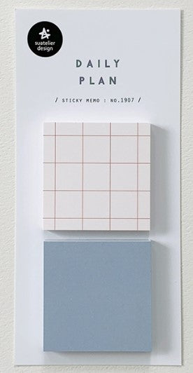 Suatelier Design Memo Stickers – Daily Plan 07 (Post-It) - Blesket Canada