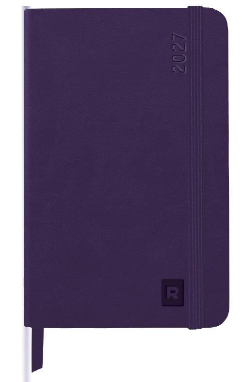 Rhodia 2027 14-Month Weekly Planner Horizontal Grid A6 – Eggplant - Blesket Canada