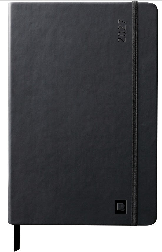 Rhodia 2027 14-Month Weekly Planner Vertical Grid A5 – Black - Blesket Canada