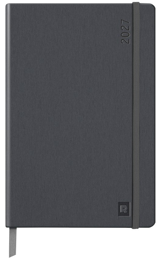Rhodia 2027 14-Month Weekly Planner Horizontal Grid A5 – Titanium - Blesket Canada