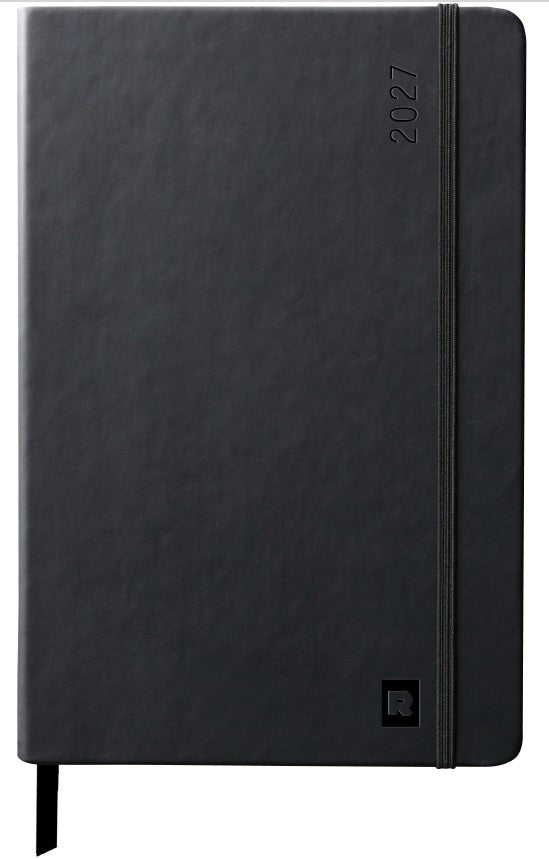 Rhodia 2027 14-Month Weekly Planner Horizontal Grid A5 – Black - Blesket Canada