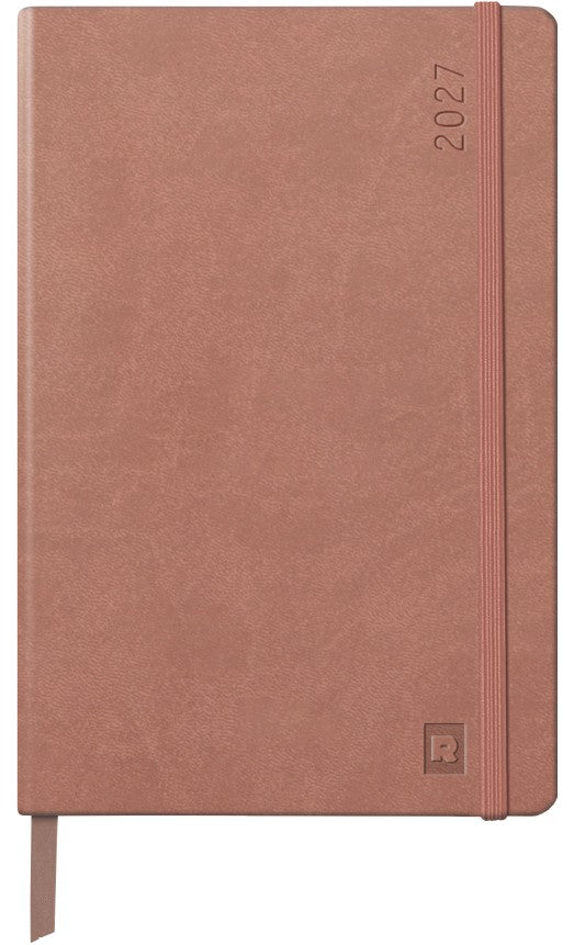 Rhodia 2027 14-Month Weekly Planner Horizontal Grid A5 – Rosewood - Blesket Canada
