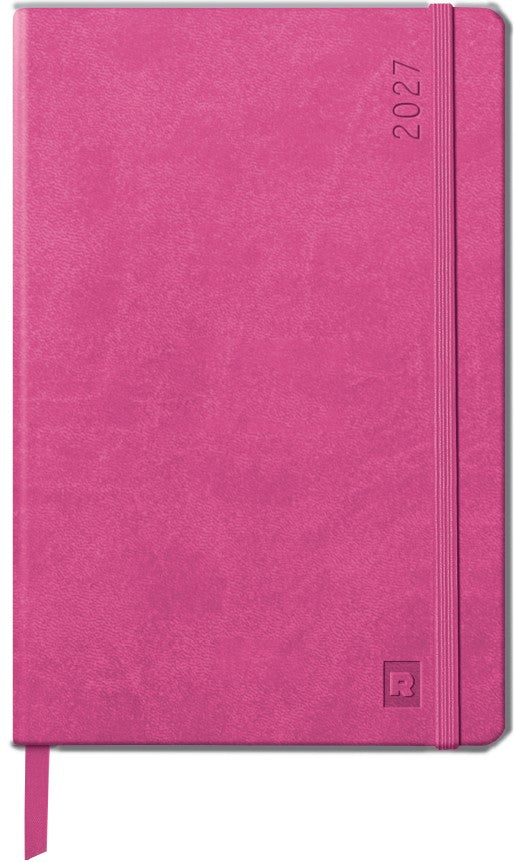 Rhodia 2027 14-Month Weekly Planner Horizontal Grid A5 – Fuschia - Blesket Canada