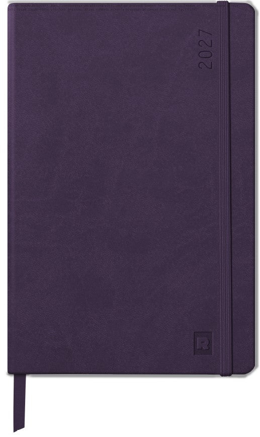 Rhodia 2027 14-Month Weekly Planner Horizontal Grid A5 – Eggplant - Blesket Canada