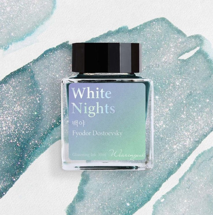 Wearingeul Glistening 30ml Fountain Pen Ink - White Nights - Blesket Canada
