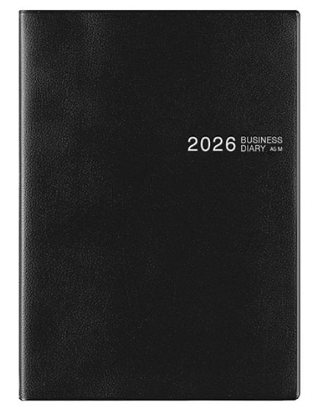 Midori Business Diary A5 Monthly – Black – 2026 - Blesket Canada