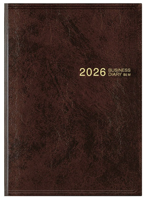 Midori Business Diary B5 Monthly – Brown – 2026 - Blesket Canada