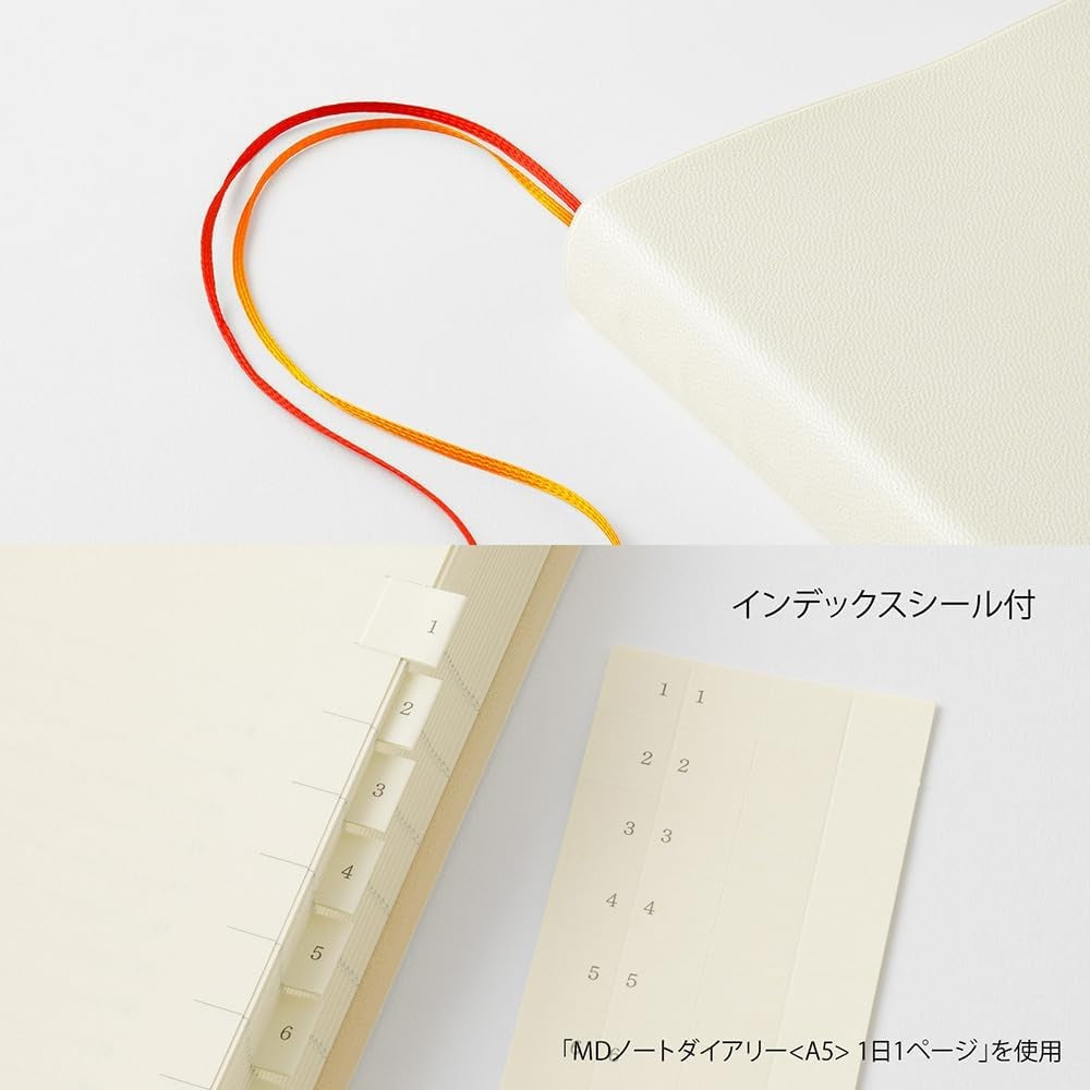 Midori MD Notebook Diary 2027 - A6 – Monthly Block + 1 Day 1 Page - Blesket Canada