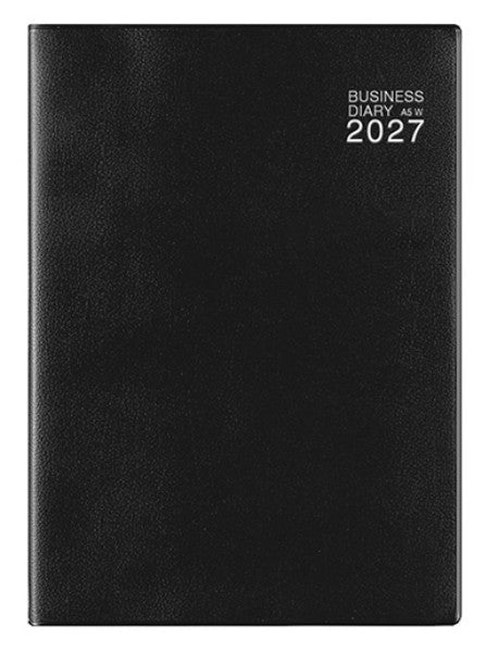 Midori Business Diary Weekly Black 2027 A5 - Blesket Canada
