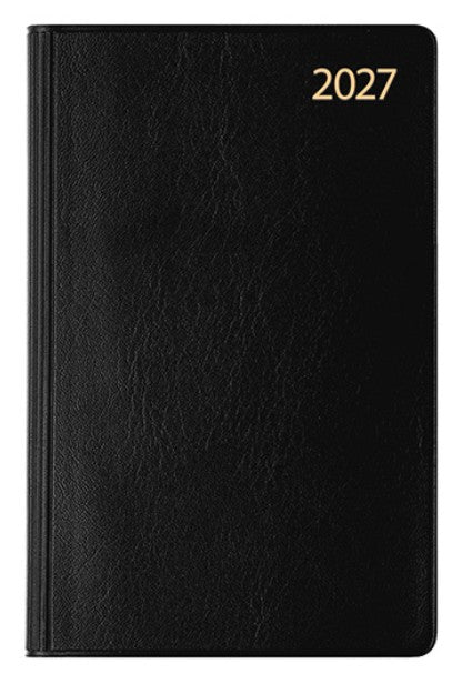 Midori Pocket Schedule Weekly Black 2027 - Blesket Canada