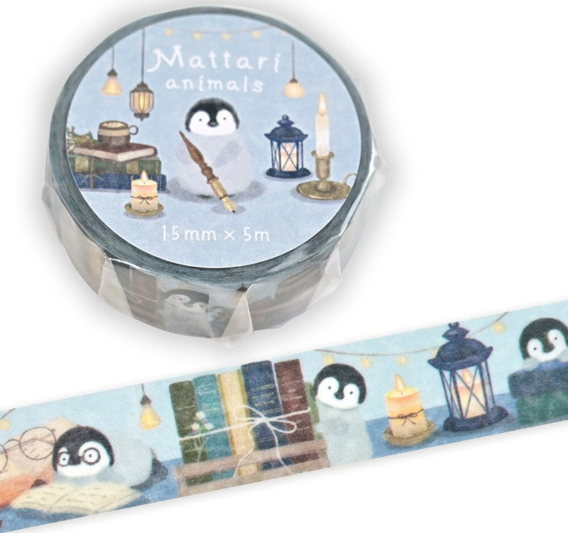 Mattari Animals Day Washi Tape – Penguin - Blesket Canada