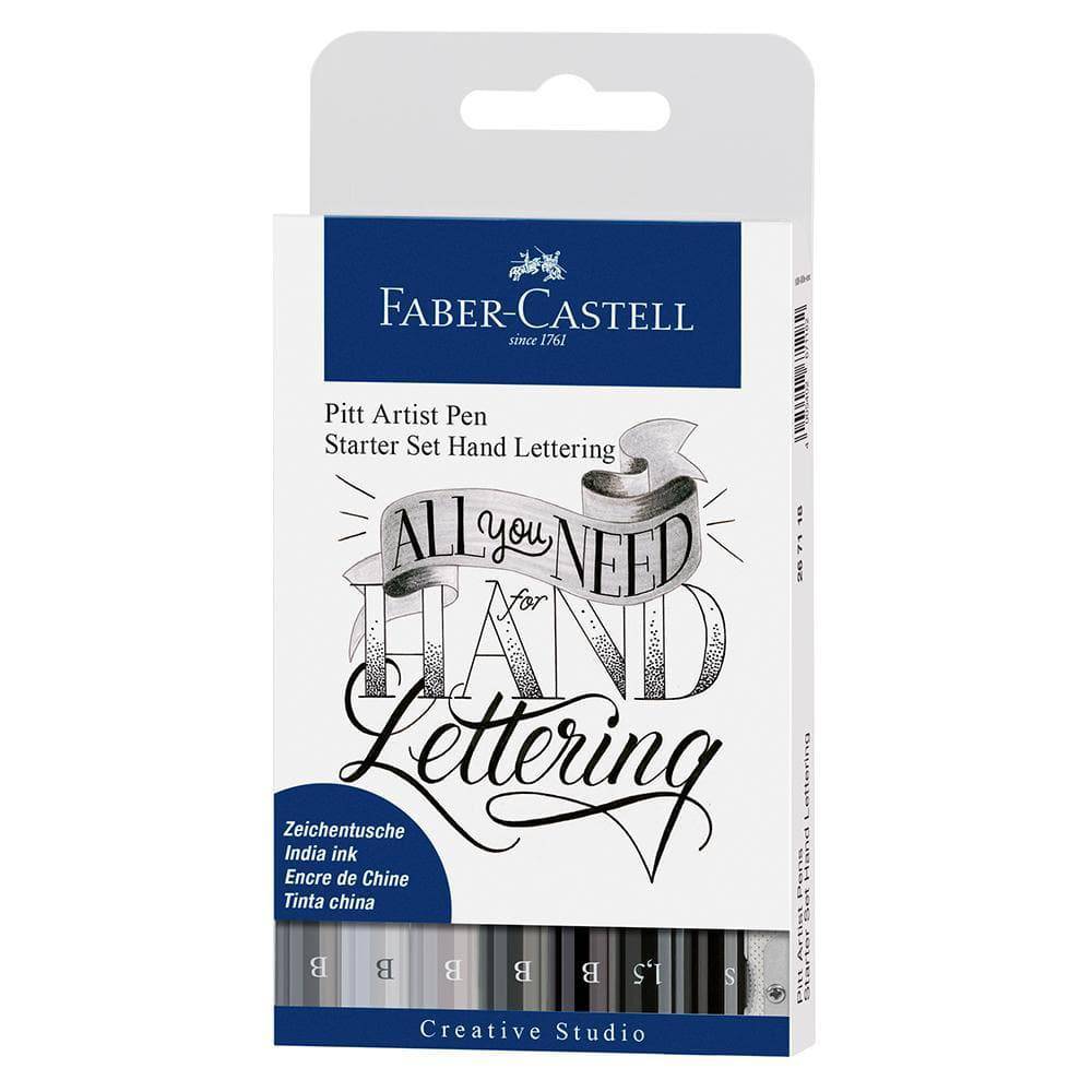 Faber-Castell Pitt Artist Pen Hand Lettering Starter Set - Blesket Canada