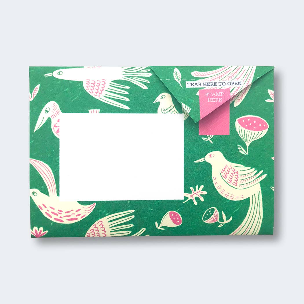 Fig & Feather Pigeon, Folding Letter Set – Pack of 6 Letters - Blesket Canada