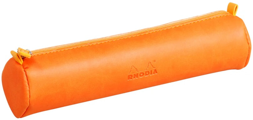 Rhodia Rhodiarama Round Pencil Case – Tangerin - Blesket Canada