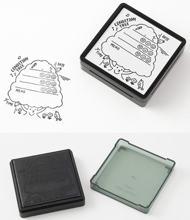 Midori Self-Inking Stamp – Health Management Design - Blesket Canada