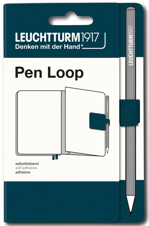 LEUCHTTURM1917 Pen Loop – Self-Adhesive Pen Holder – Deep Sea - Blesket Canada
