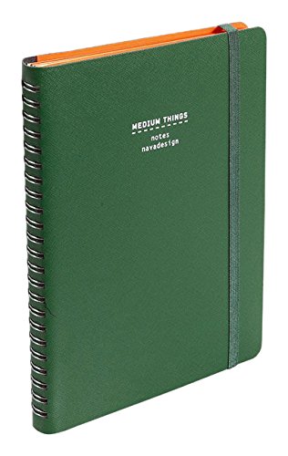 NAVA Design Everything Notes A5 Saffiano, Green - Blesket Canada