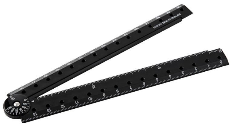 Midori Multi Ruler 30cm - Black - Blesket Canada