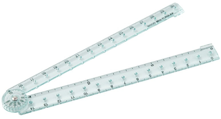 Midori Multi Ruler 30cm - Light Blue - Blesket Canada