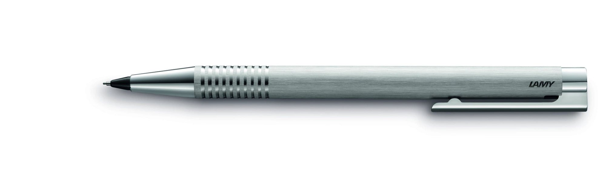 Logo Brushed Steel Mechanical Pencil - Blesket Canada
